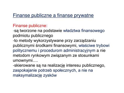 PPT Finanse Publiczne I Rynki Finansowe PowerPoint Presentation Free