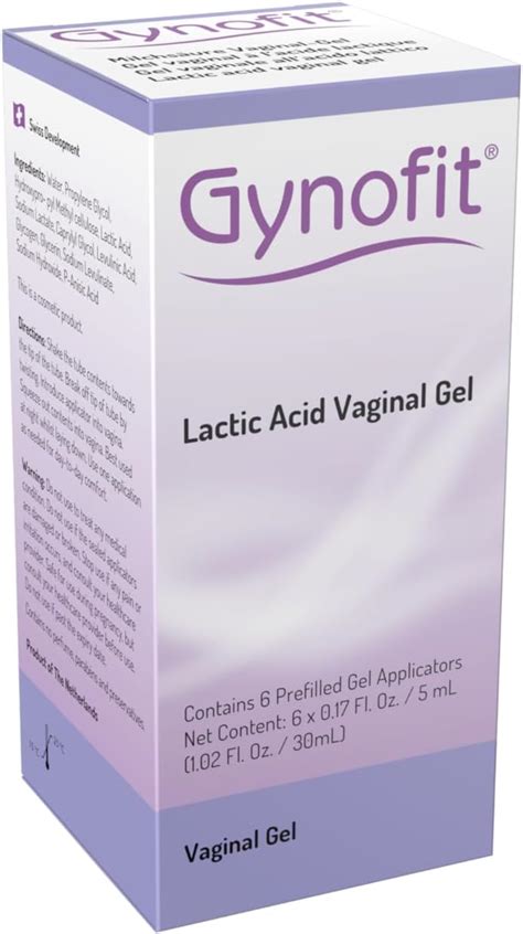 Gynofit Vaginal Gel With Lactic Acid Individual Doses Amazon Co Uk