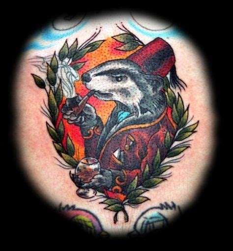 31 Best Tribal Badger Tattoo Ideas Badger Tattoo Badger Honey