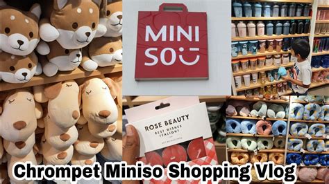 Miniso Shopping Vlog |Chrompet Miniso Haul in Tamil | Miniso Tour Vlog | Shopping in Japanese ...