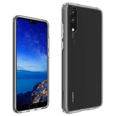 Olixar Exoshield Tough Snap On Huawei P Case Crystal Clear