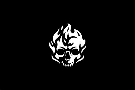 Flame Skull Logo Design By Koen On Dribbble