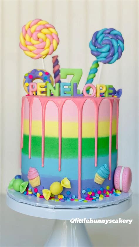 Candy Themed Birthday Cake Artofit