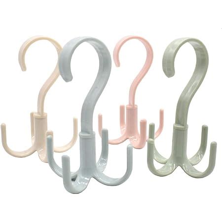 Amazon LIUHE 3 Pack Hangers For Closet 4 Claws 360 Degree