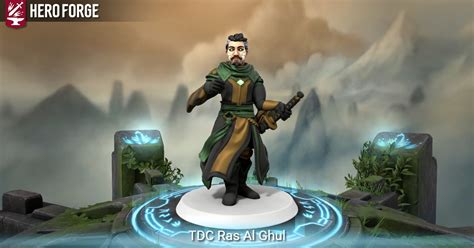 TDC Ras Al Ghul Made With Hero Forge