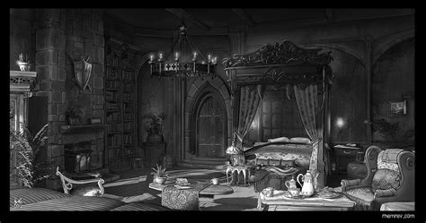 The Little Vampire Set Design Castle Bedroom On Behance