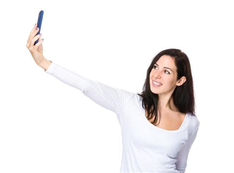 Premium Photo Woman Take Selfie With Mobile Phone