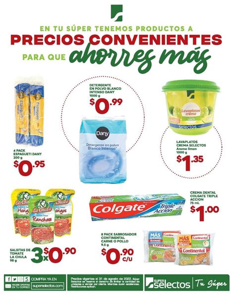 Oferta De Productos A Precios Convenientes Con S Per Selectos