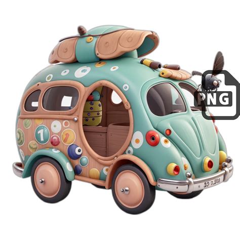 Cute Beetle Caravan Png Beetle Minibus Png Beetle Car - Etsy