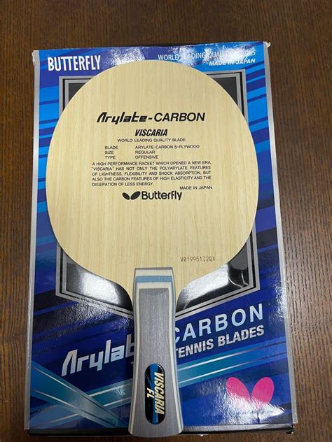 Authentic Butterfly Viscaria Alc Table Tennis Racket Sports Equipment