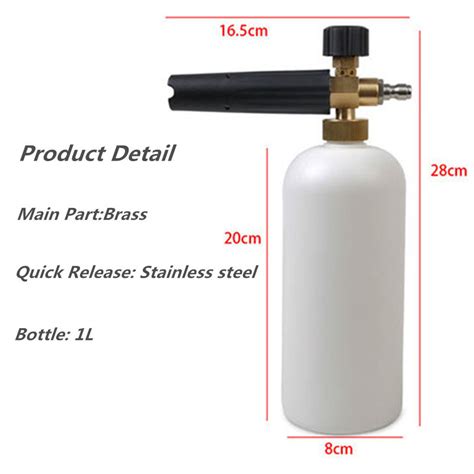 Ilot Quick Release Car Wash Snow Foam Cannon Spray Gun Snow Foam