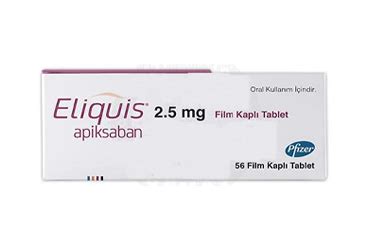 Eliquis Mg Film Kapli Tablet Tablet Fiyat