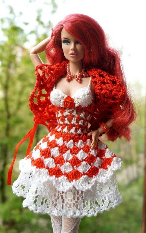 Pin by VÍG KATI on BABÁK Barbie doll clothing patterns Crochet