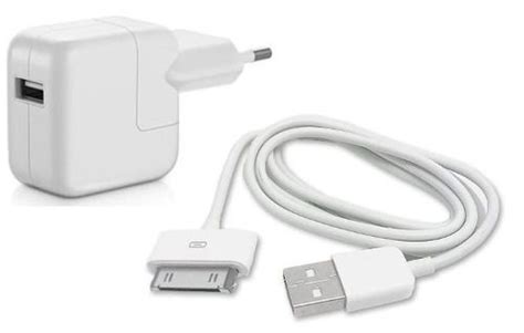 Carregador Ipad 10W Turbo E Cabo USB 30 Pinos Para Apple Iphone 3 4