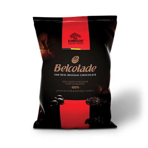 Belcolade Cacao Trace Dark Chocolate Drops Kg Foodistribute