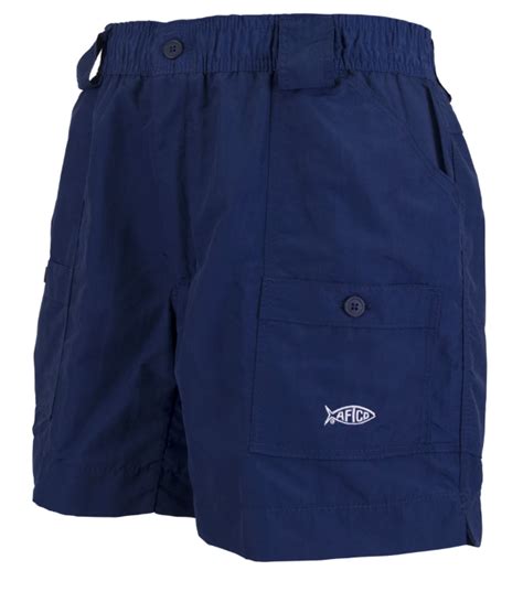 Aftco Mens Original Fishing Shorts M01 Nvy Safford Trading Company