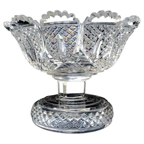 Antique French Cut Glass Centerpiece For Sale At 1stdibs