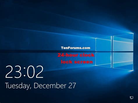 Windows 11 Lock Screen Clock