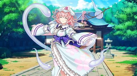 A Small Showcase Of Yuyuko Saigyouji A7 Touhou LostWord Global YouTube