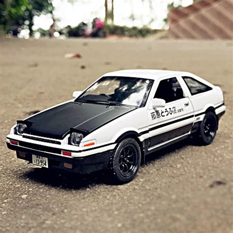 10t Initial D Toyota Ae86 Alloy Metal Diecast Cars Model Inital Toy Car