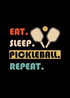 Funny Pickleball Quotes Poster Picture Metal Print Paint By