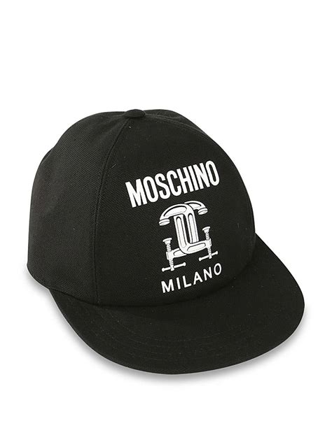 Hats & caps Moschino - Interloking C-clamp baseball cap - 36014175