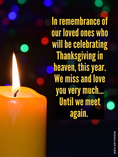 Happy Thanksgiving In Heaven Quotes