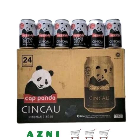 Jual CAP PANDA 1 Dus 24 Pcs 310 Ml Cincau Selasih Sarang Burung