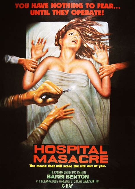 Hospital Masacre 1700pixels Horror Movie Posters Horror Movies Barbi Benton Nothing To Fear