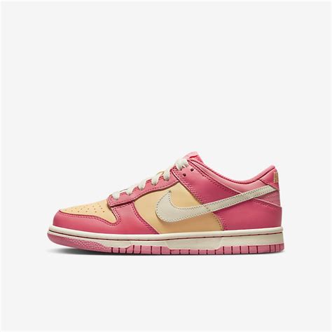 Nike Dunk Low Gs Strawberry Peach Cream Dh More Sneakers