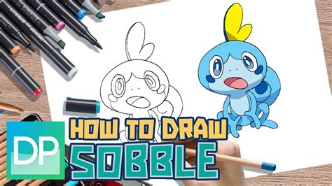 Drawpedia How To Draw Sobble From Pokemon Sword Shield Step By