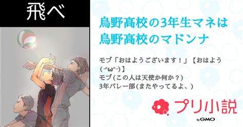 烏野高校の3年生マネは烏野高校のマドンナ 全2話 【連載中】（ワンワンオムライチュ🐕（すとぷりスナーさんの小説） 無料スマホ夢小説