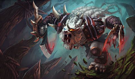 Rengar In Action Epic League Of Legends 4k Ultra Hd Wallpaper