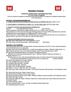 Fillable Online Mvp Usace Army 2015 02951 MHK AJD FORM United States