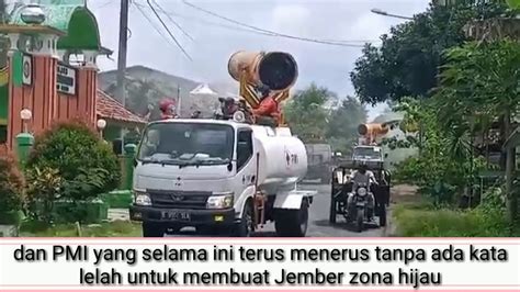 Kodim Jember Penyemprotan Disinfektan Secara Masif Di Kabupaten