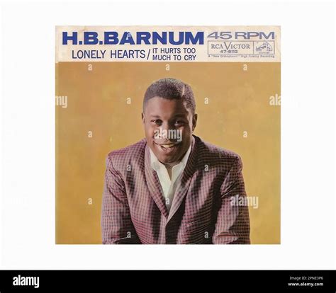 Barnum Hb 1962 11 B Vintage 45 R P M Music Vinyl Record Stock Photo