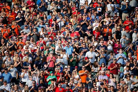 Fans Bleachers Applaud Military Member Honoree Editorial Stock Photo ...