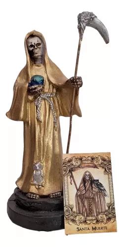 Santa Muerte Dorada Atrayente De Riqueza Y Dinero Oraci N Meses Sin