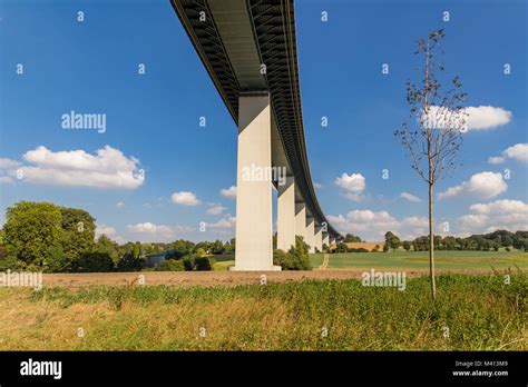 Ruhrtalbruecke Ruhr Valley Viaduct Near Muelheim Ruhr Area North