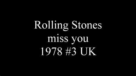 Rolling Stones Miss You 1978 3 Uk Youtube