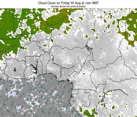 Chad Cloud Cover On Wednesday Feb At Pm Wat