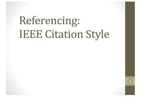 Ieee Referencing By Jen Flores Issuu