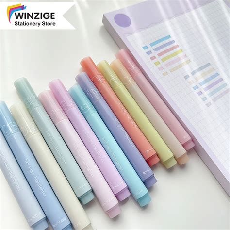 Jual Winzige Pcs Highlighter Pen Warna Warni Pastel Highlighter Pen