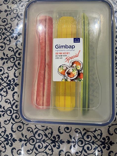 Gimbap ingredients container, Furniture & Home Living, Kitchenware ...