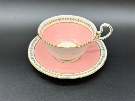 Aynsley Rosa Teetasse Untertassen Set Bone China England Etsy