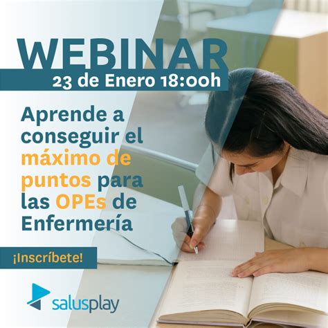 Salusplay WEBINAR CÓMO AUMENTAR TUS MÉRITOS PARA LA PRÓXIMA OPE