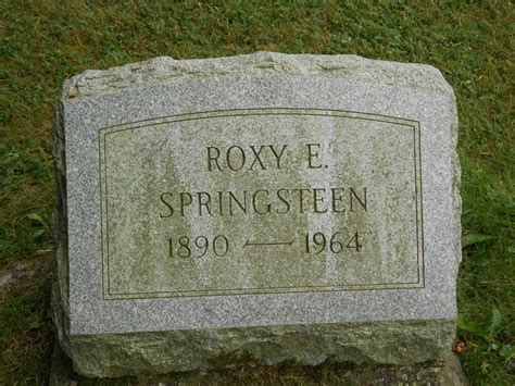 Roxy E White Springsteen Find A Grave Memorial