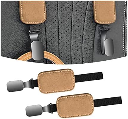 Amazon Auceli Car Seat Headrest Suede Hook Pack Auto Seat Back