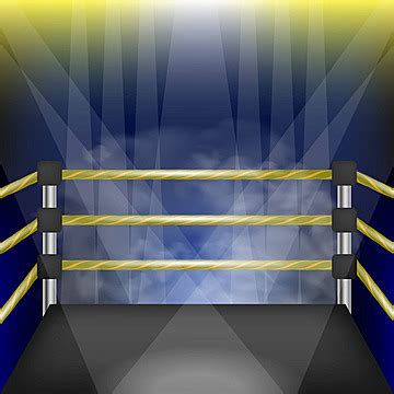 Background Scene Of Boxing Ring With Stadium Sport Boxing Ring Clip Art ...