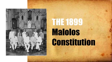 SOLUTION The 1899 Malolos Constitution Studypool